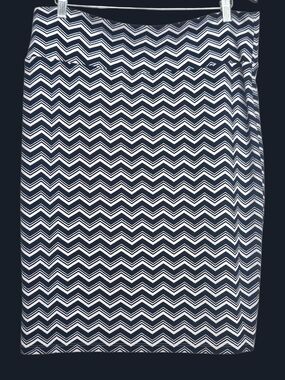 LuLaRoe Black & White Chevron Skirt